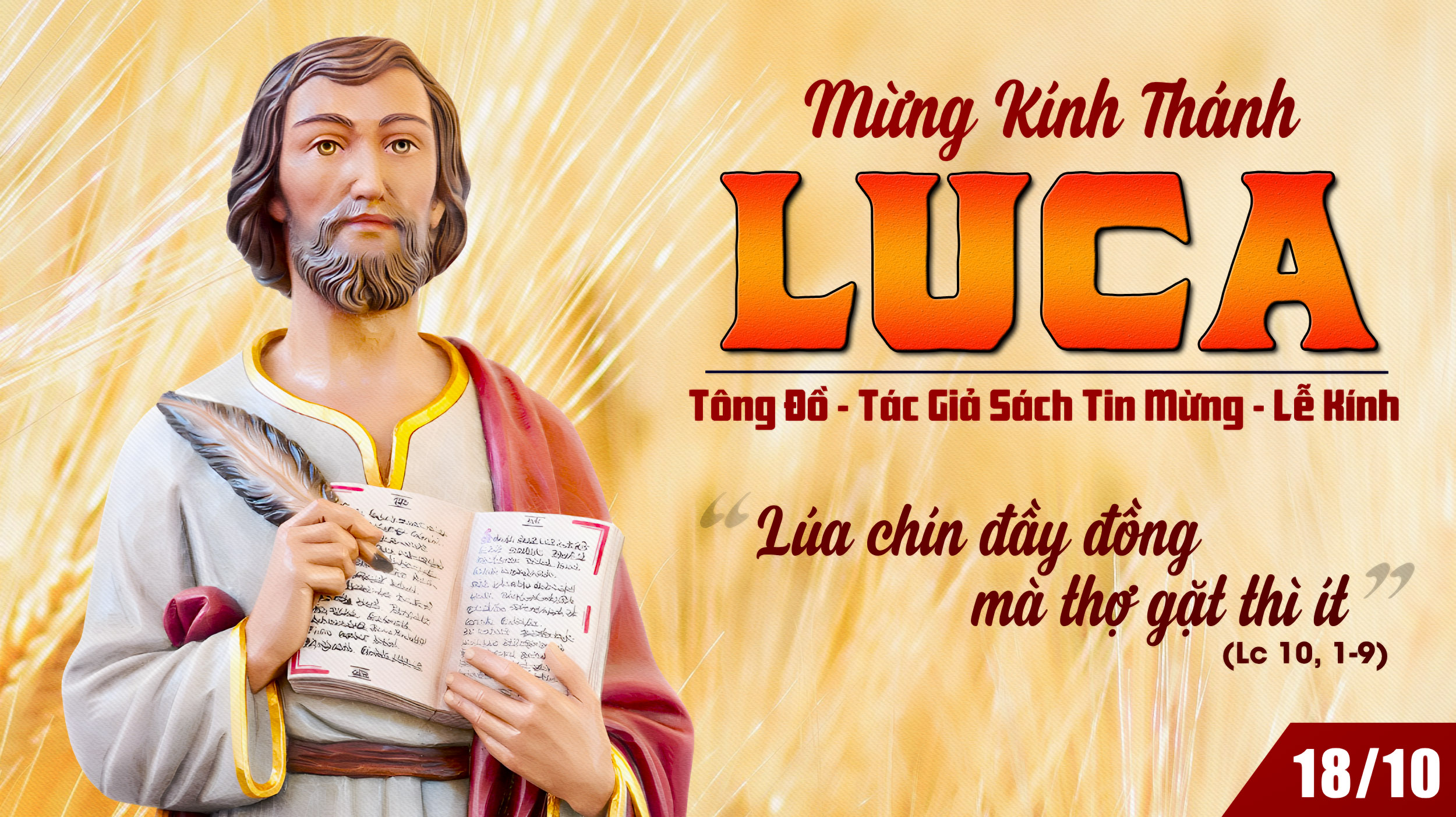 Thánh Lu-Ca, Tác Giả Sách Tin Mừng - Lm. Vinh-sơn Nguyên Hòa, SSS